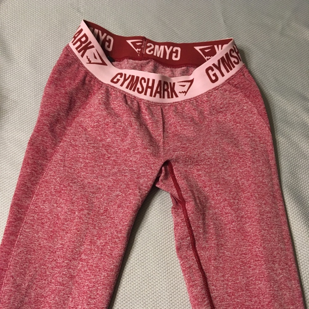 Pink/Red Gymshark Flex Leggings